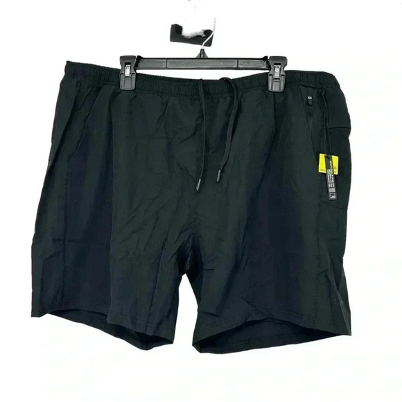 SWET TAILOR ACTIVE SHORTS BLACK ONYX RUNNING SWEAT WICK MEN SIZE 2XL STRETCH - Picture 9 of 13